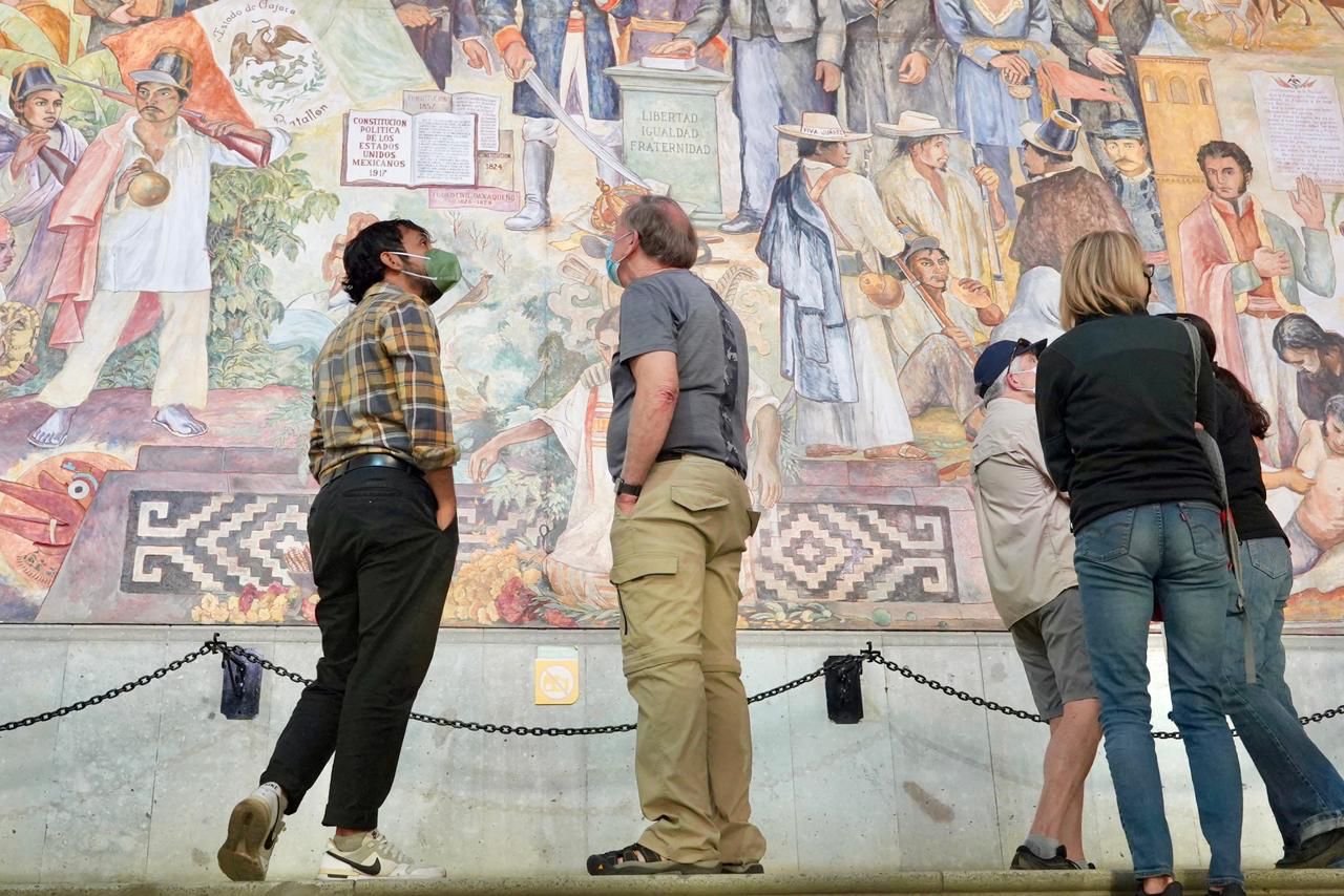 Palacio de Gobierno, abierto a visitantes locales y extranjeros