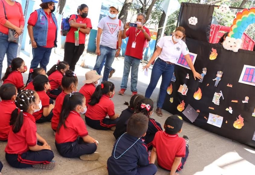 Realiza SSO la 1ª Feria de Prevención de Accidentes en escuelas de Xoxocotlán