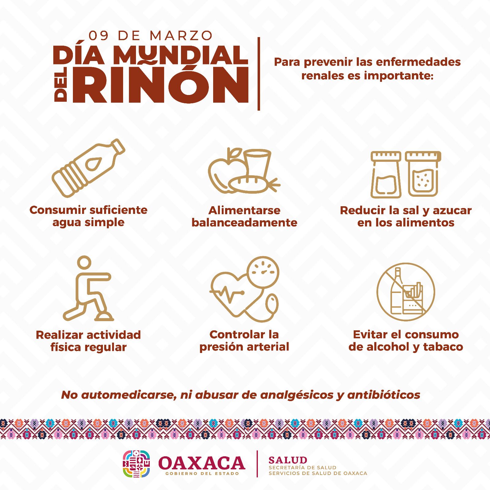 Exhorta SSO cuidado de los riñones para evitar enfermedades renales crónicas