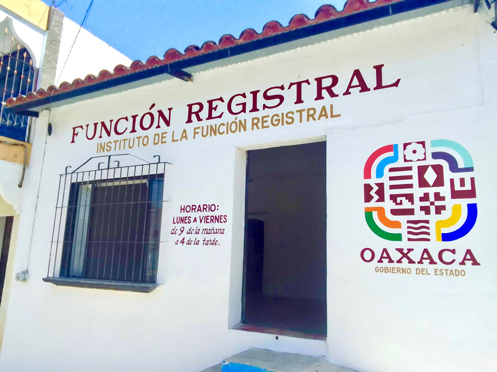 Reabre IFREO Registraduría en Teotitlán de Flores Magón