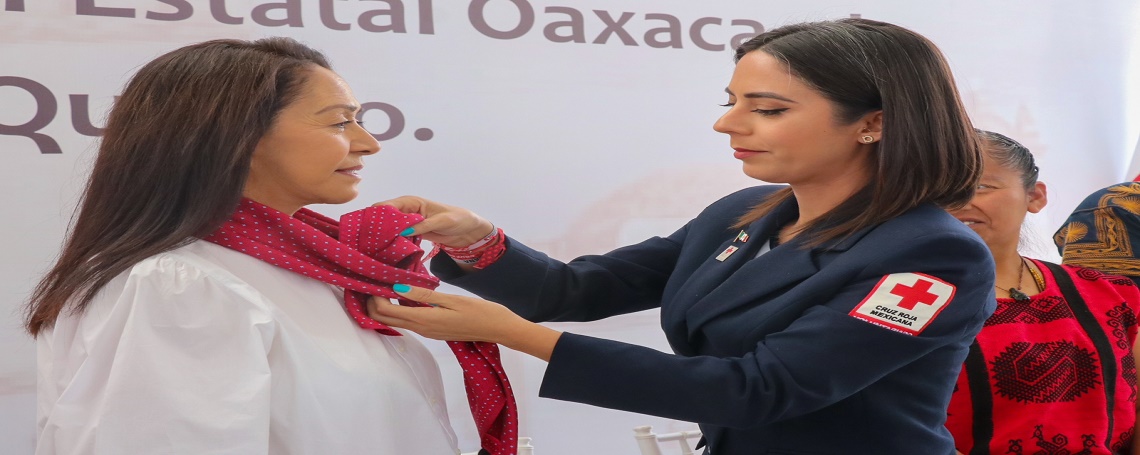 Nombran a Irma Bolaños como Presidenta Honoraria de la delegación estatal de la Cruz Roja Mexicana
