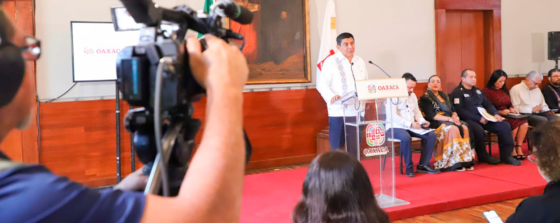 Transforma Gobierno de Oaxaca manera de comunicar a la sociedad con apertura democrática, respeto e institucionalidad