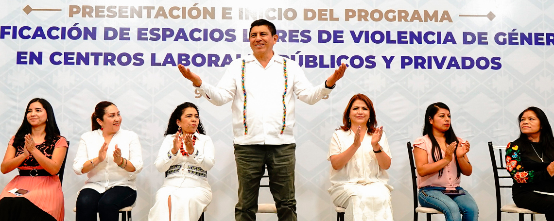 Acoso y hostigamiento sexual son inaceptables, no habrá tolerancia ni impunidad: Gobernador Salomón Jara