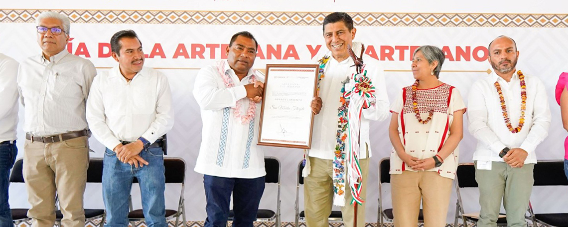 Fortalecerá Salomón Jara mecanismos para evitar plagio de patrimonio cultural oaxaqueño