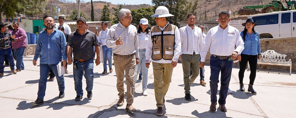 Refrendan Gobierno de Oaxaca y federación compromisos con San Vicente Coatlán