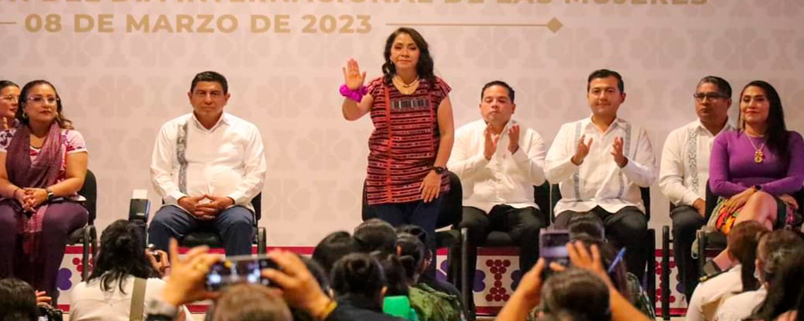 La transformación de Oaxaca se logrará con una sociedad justa e igualitaria para las mujeres: Irma Bolaños