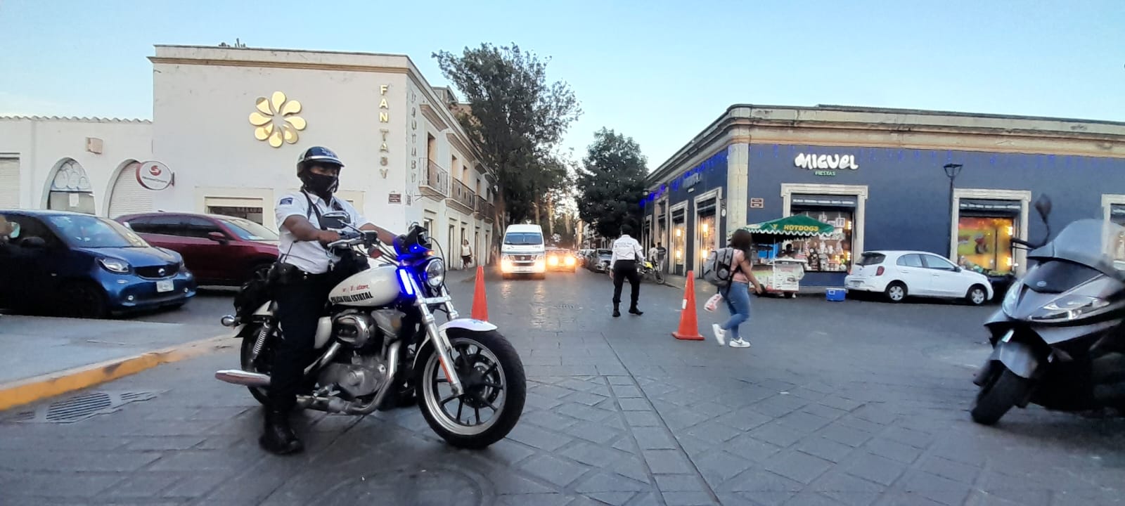 Con Operativo Vial de Semana Santa dan seguridad a viandantes en el Centro Histórico