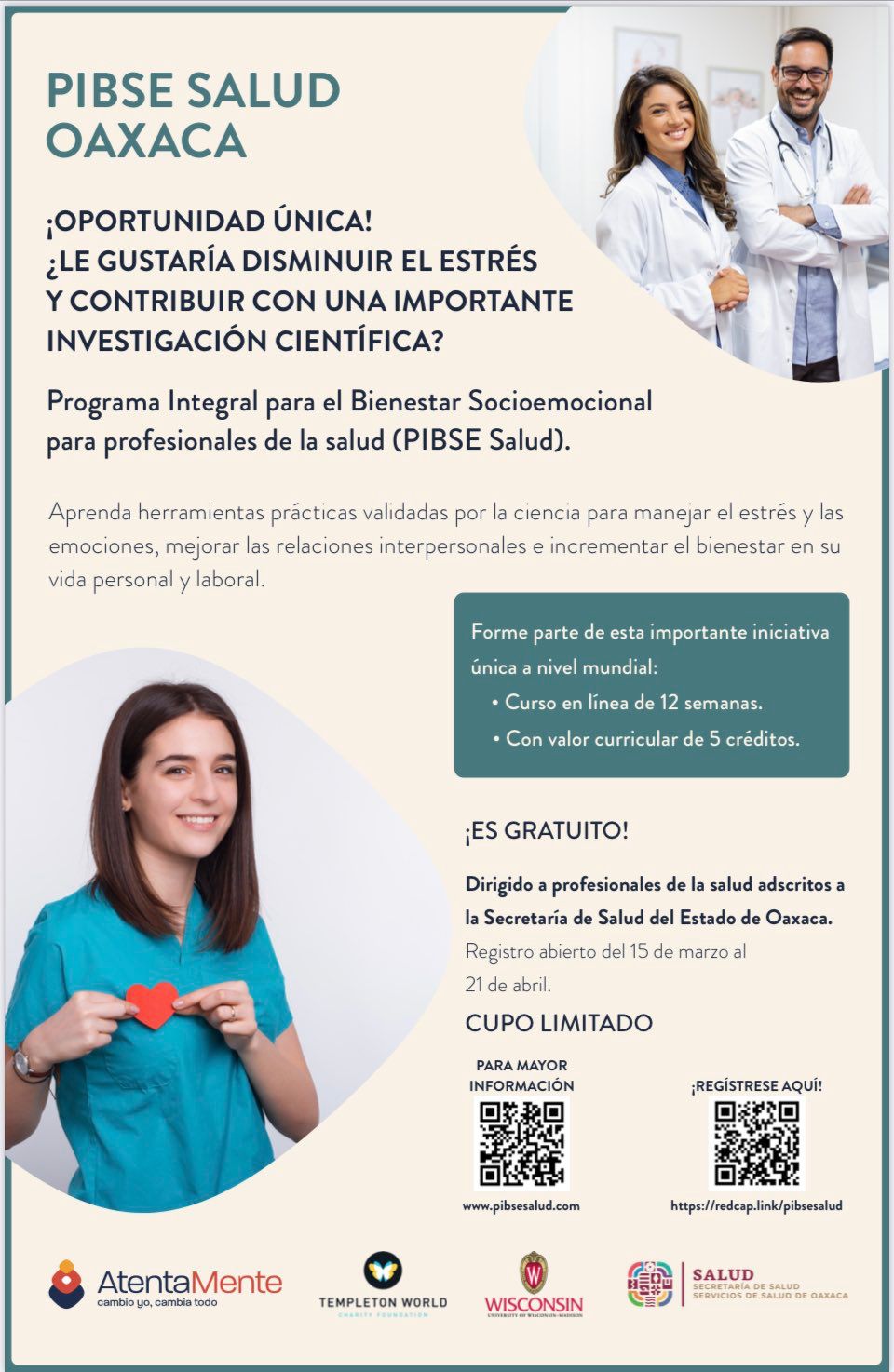 Invitan a personal médico de Valles Centrales a participar en el Programa Integral para el Bienestar Socioemocional