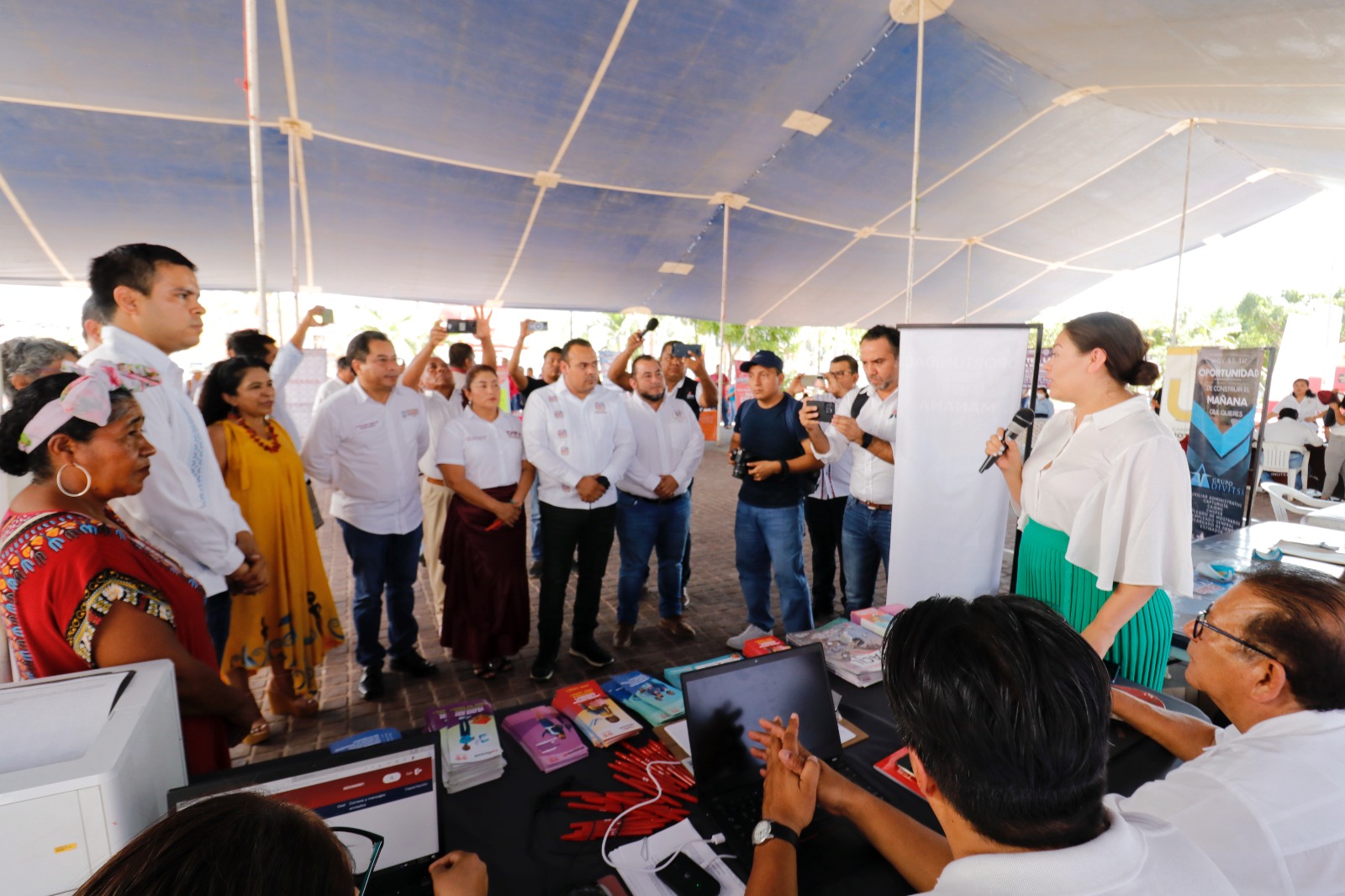 Realizan Secretaría del Trabajo, SNEO e Infonavit la Primera Jornada de Empleo y Crédito en Pinotepa Nacional