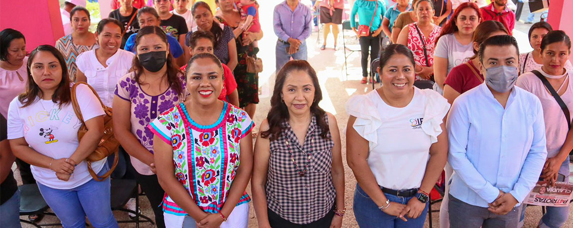 Atestigua Irma Bolaños la reinauguración de la UBR de Cuicatlán.