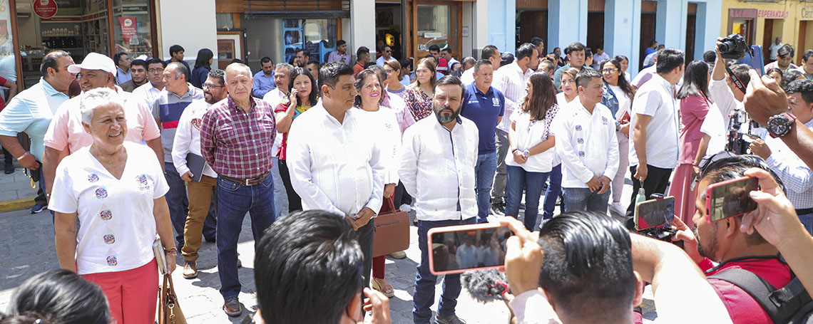 Destaca Salomón Jara participación de Oaxaca en el Simulacro Nacional 2023.