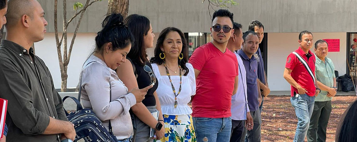 En orden, personal del DIF Oaxaca realiza el Primer Simulacro Nacional 2023; reportan saldo blanco.