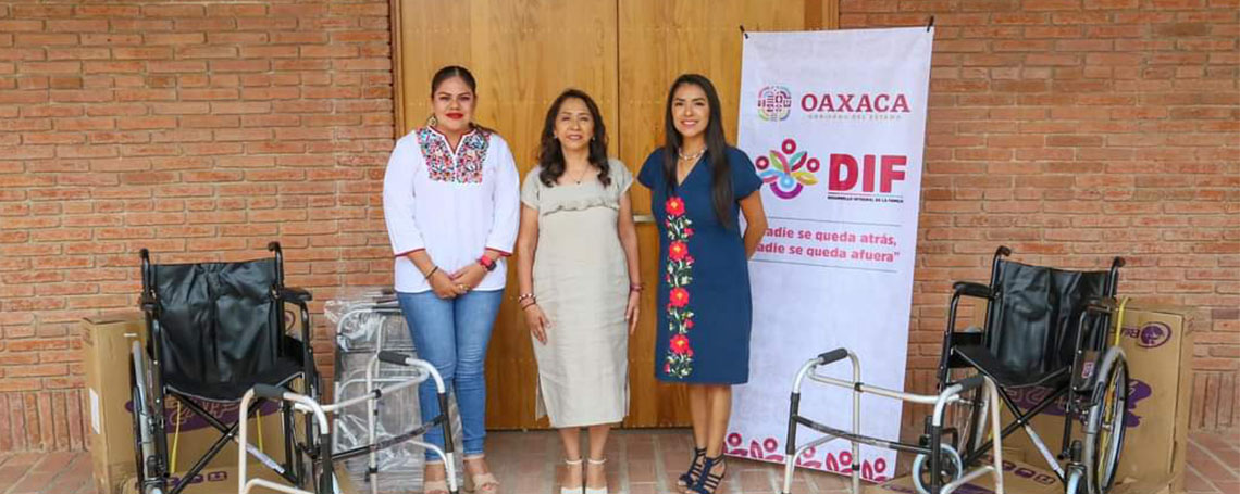 DIF Oaxaca y Beneficencia Pública entregarán cerca de 400 aparatos funcionales a quienes más lo necesiten.