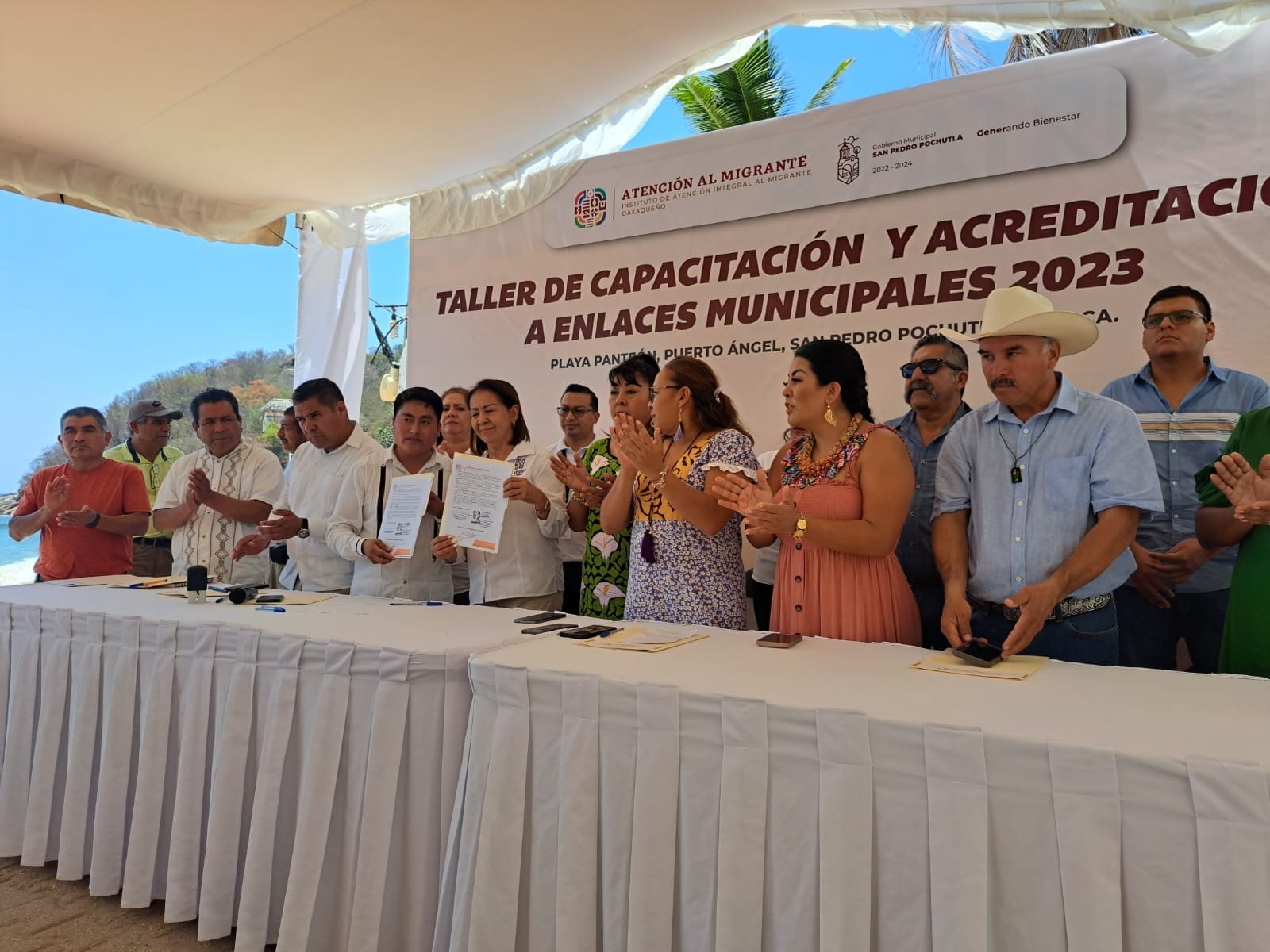 Firma IAIMO convenio con municipios con altos índices de migración