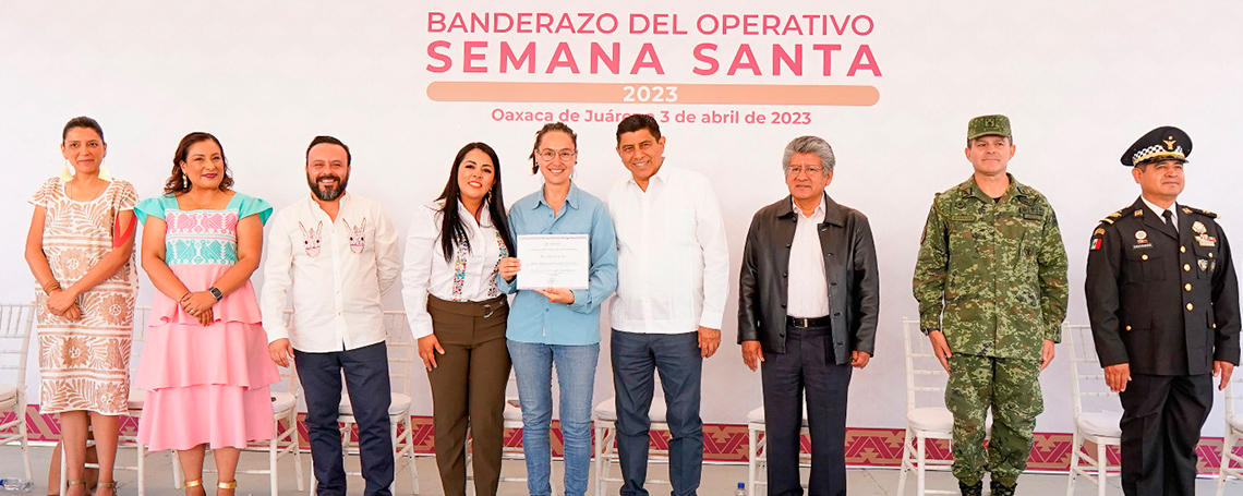 Da Salomón Jara banderazo del Operativo Semana Santa 2023