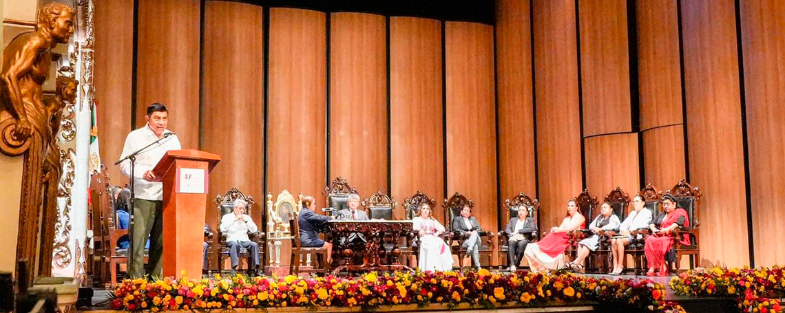 Ciudad de Oaxaca, siempre presente en las grandes transformaciones del país: Gobernador Salomón Jara