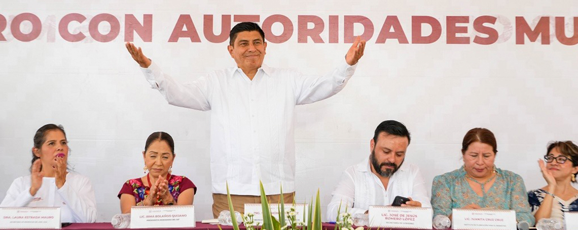 Evitar conflictos y generar condiciones para el desarrollo, pide Gobernador Salomón Jara en el Istmo