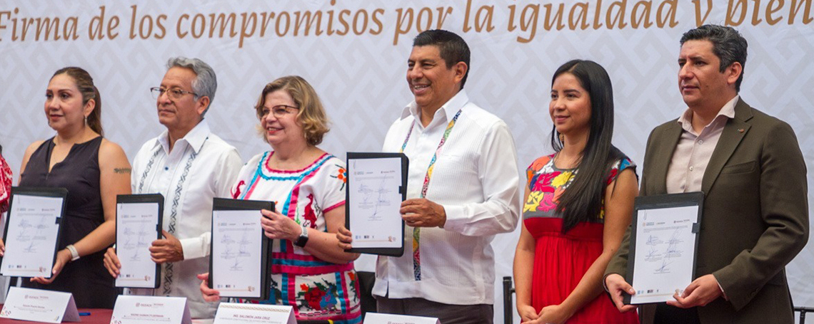 Sienta bases Gobierno de Oaxaca para erradicar progresivamente desigualdad entre mujeres y hombres