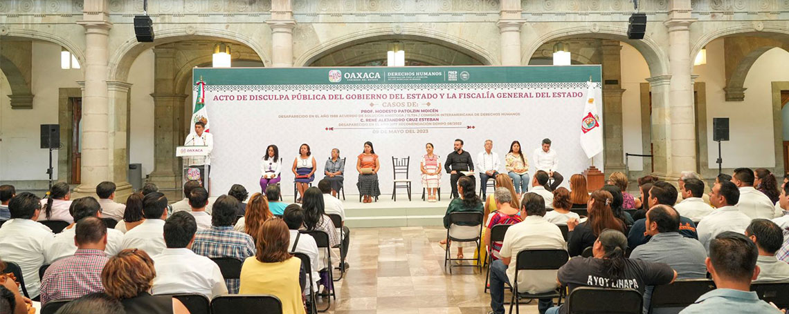 Ofrece Gobierno Estatal disculpa pública a víctimas indirectas por desaparición de sus familiares.