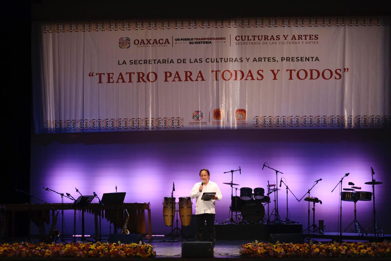 Arranca “Teatro para todas y todos”, proyecto que acerca la oferta cultural a los sectores vulnerables de Oaxaca