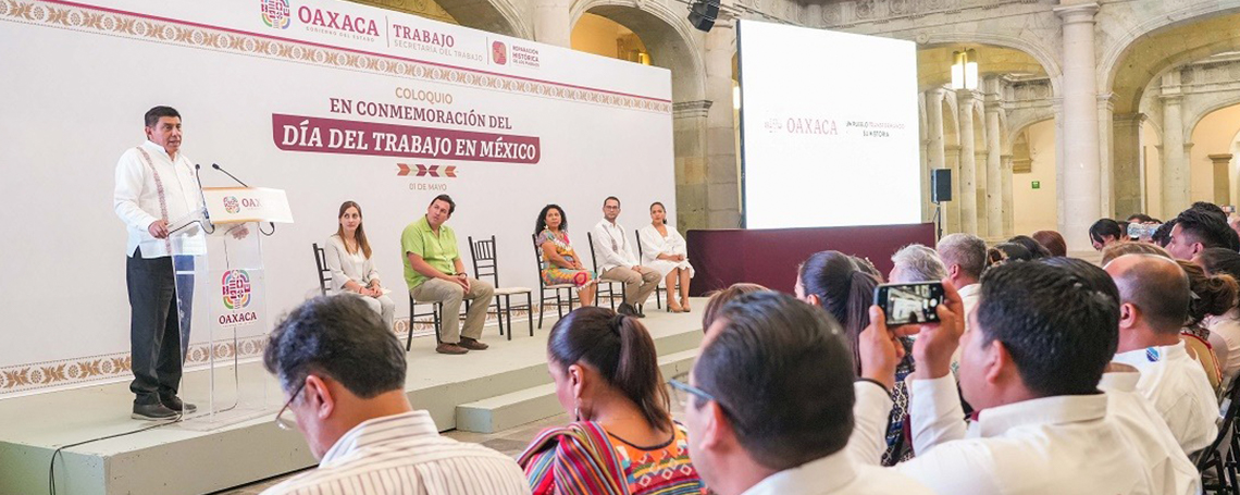 Apuesta Gobierno de Oaxaca por nuevo modelo de democracia y justicia laboral