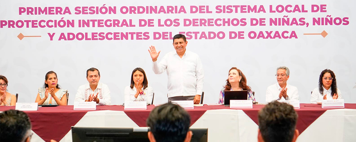 Llama Gobierno del Estado a trabajar de manera coordinada por la niñez oaxaqueña