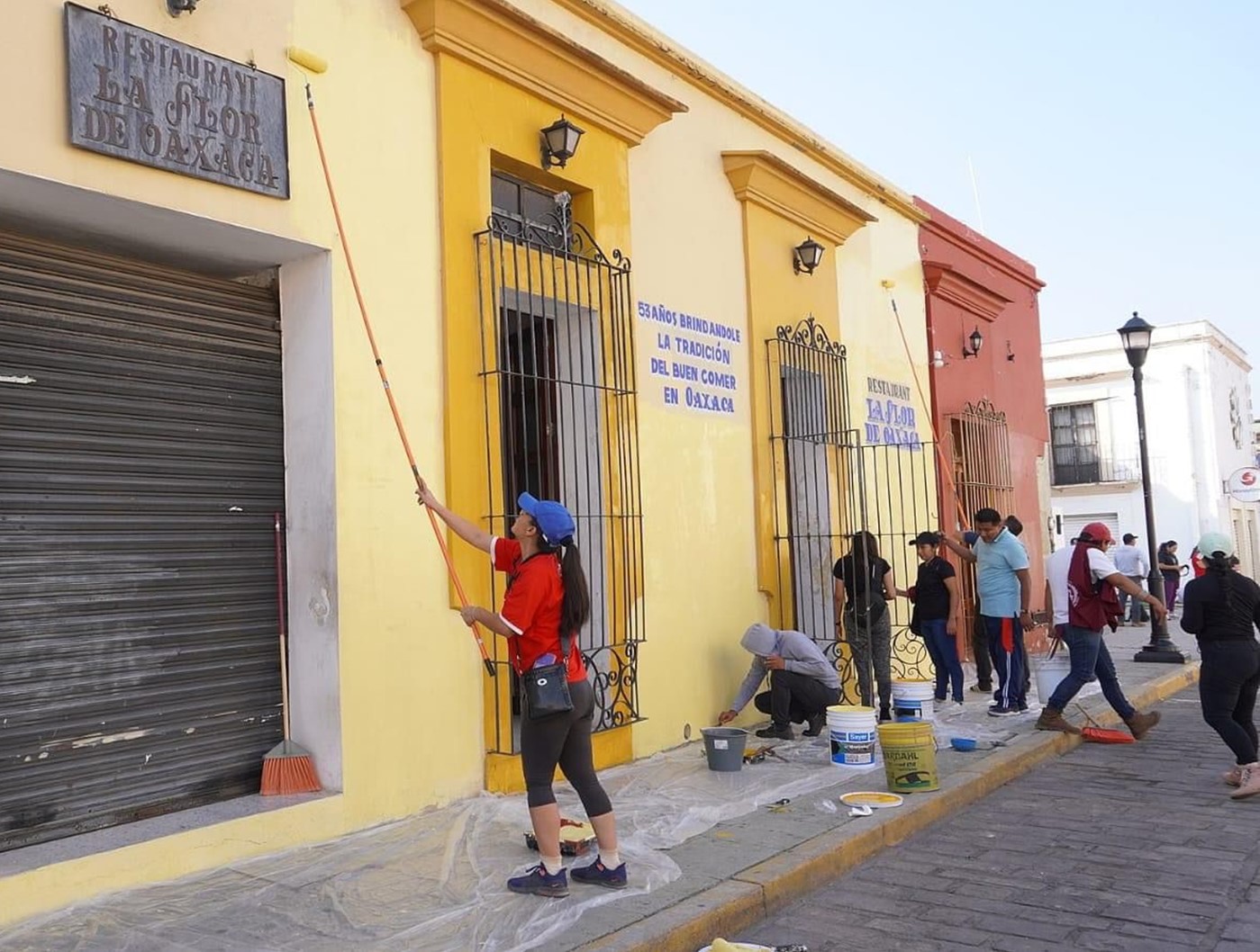 Con trabajo comunitario se rescata y mejora el Centro Histórico de Oaxaca de Juárez