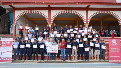 Municipios de la Sierra de Flores Magón se suman al programa Topiles por la paz