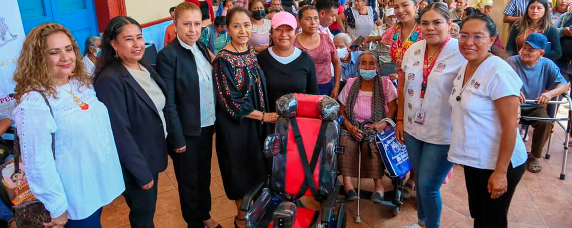 Avanza atención de rezago de solicitudes de aparatos funcionales por parte del DIF Oaxaca