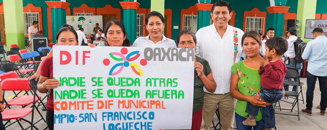 Contará San Francisco Logueche con escuelas equipadas, electrificación y pisos firmes