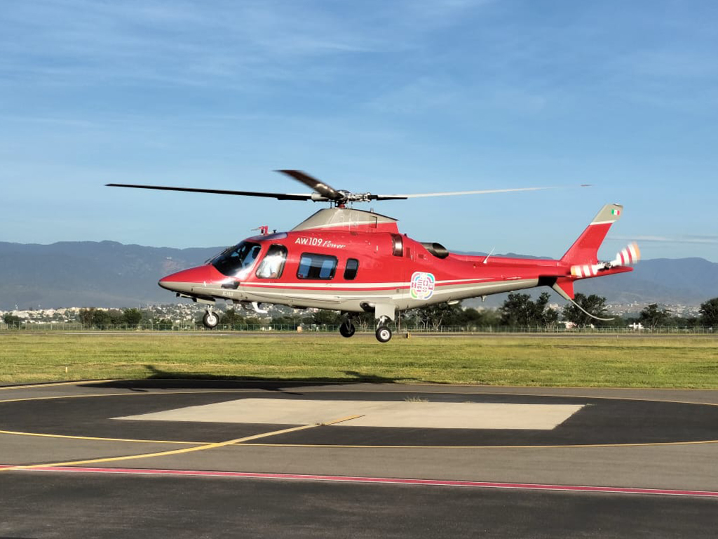 En una acción coordinada, trasladan vía aérea a paciente al Hospital de Alta Especialidades