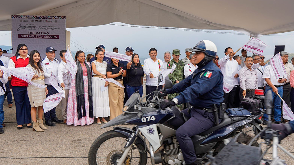 Garantizará Gobierno de Oaxaca estancia y desplazamiento seguro a turistas durante la Guelaguetza 2023