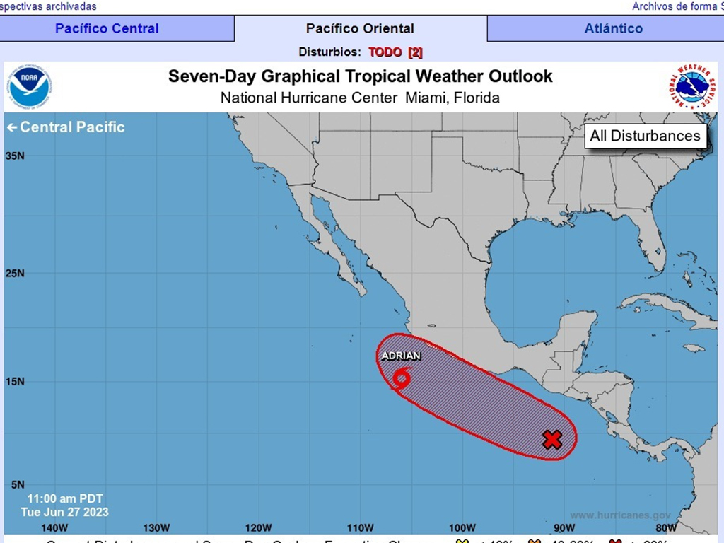 Llama Protección Civil a la población a tomar precauciones por la Onda Tropical 8