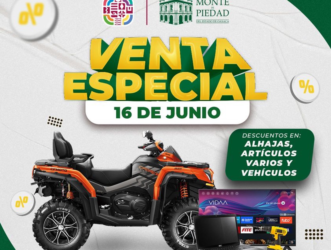Invita Monte de Piedad del Estado de Oaxaca a su Venta Especial