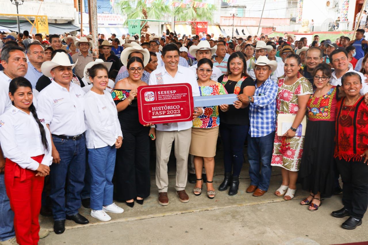 Con patrullas equipadas, SESESP fortalece la seguridad municipal en la Cuenca del Papaloapan