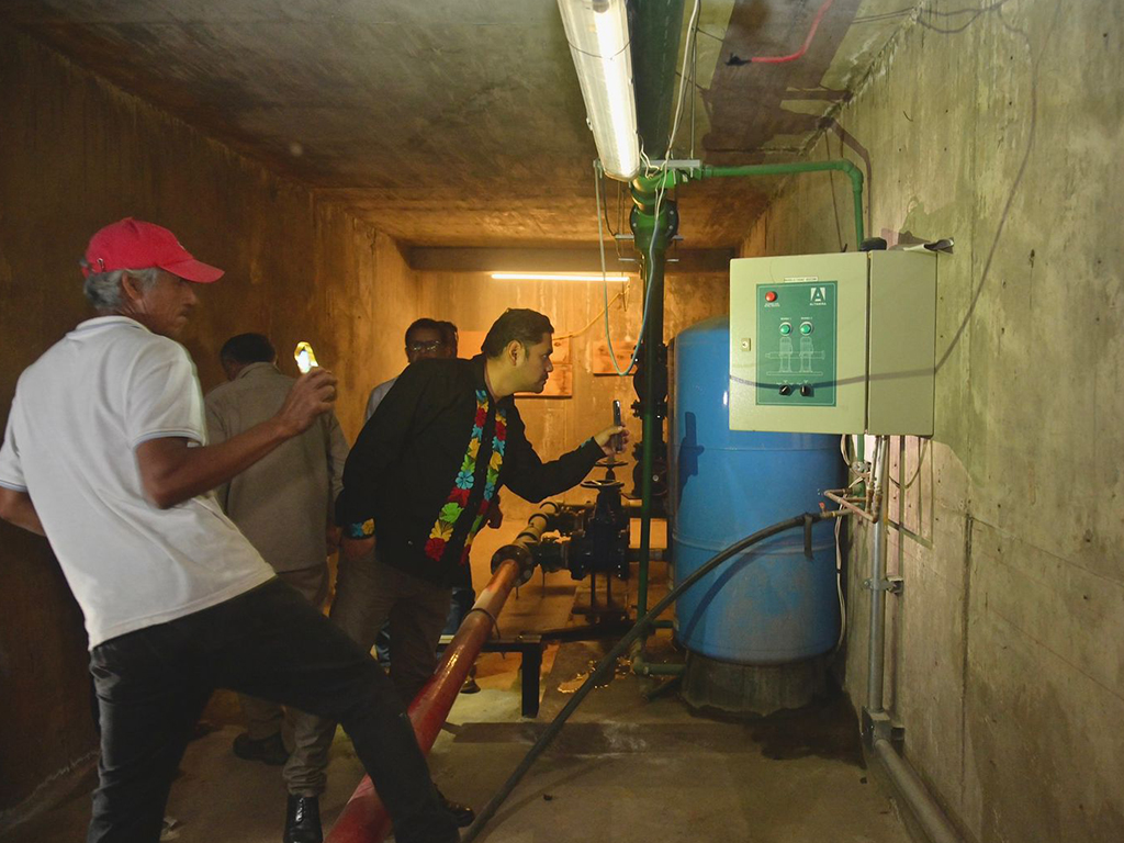 Supervisa Soapa instalación hidráulica y sanitaria en Auditorio Guelaguetza y CCCO