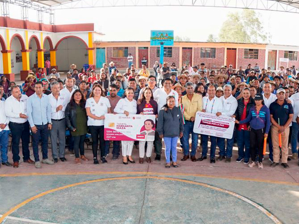 Refrenda Gobierno de Oaxaca compromiso con municipios de la Mixteca