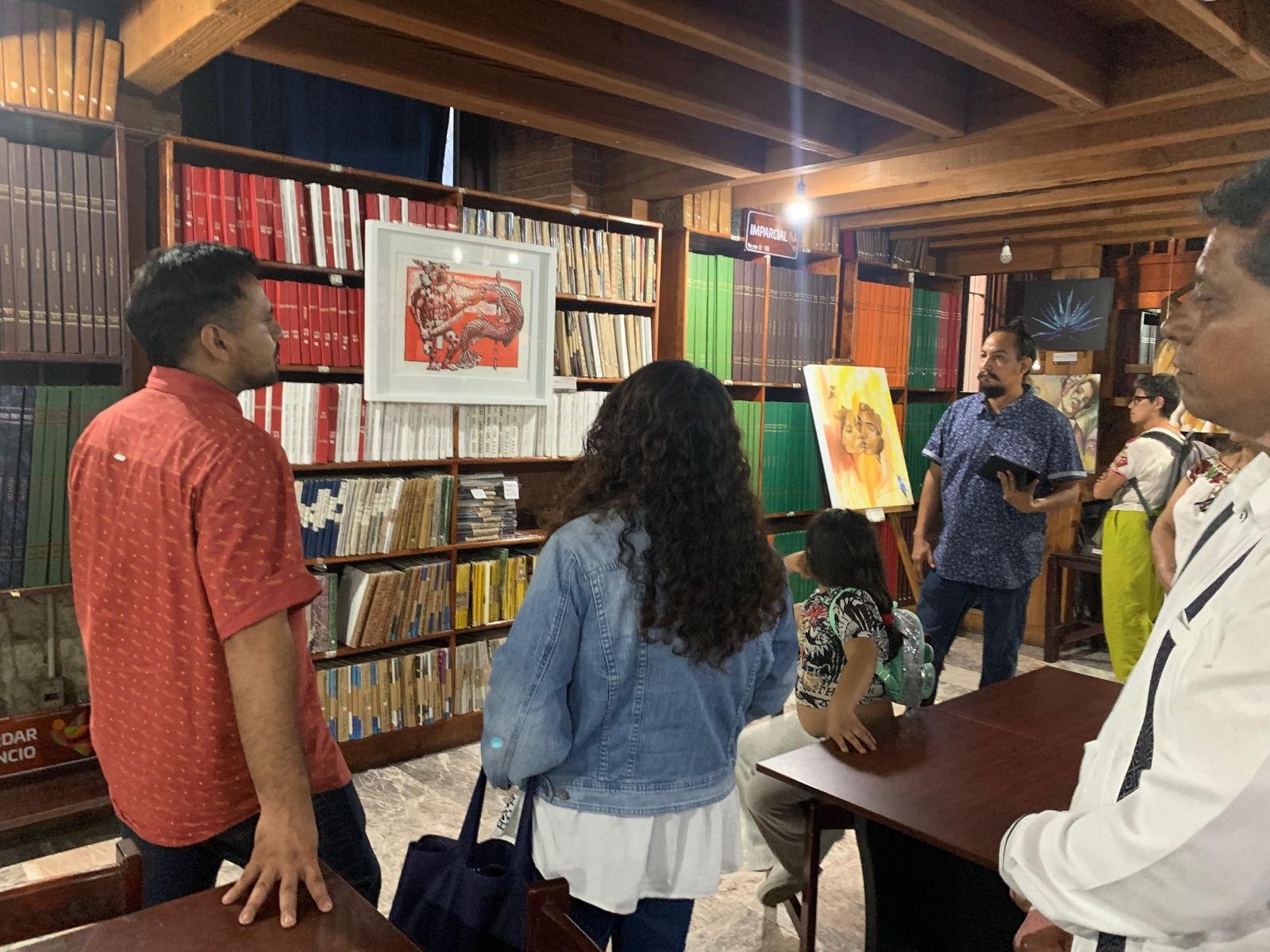 Apoya Sectur a artistas oaxaqueños para la instalación Oaxaquia en la Hemeroteca Néstor Sánchez