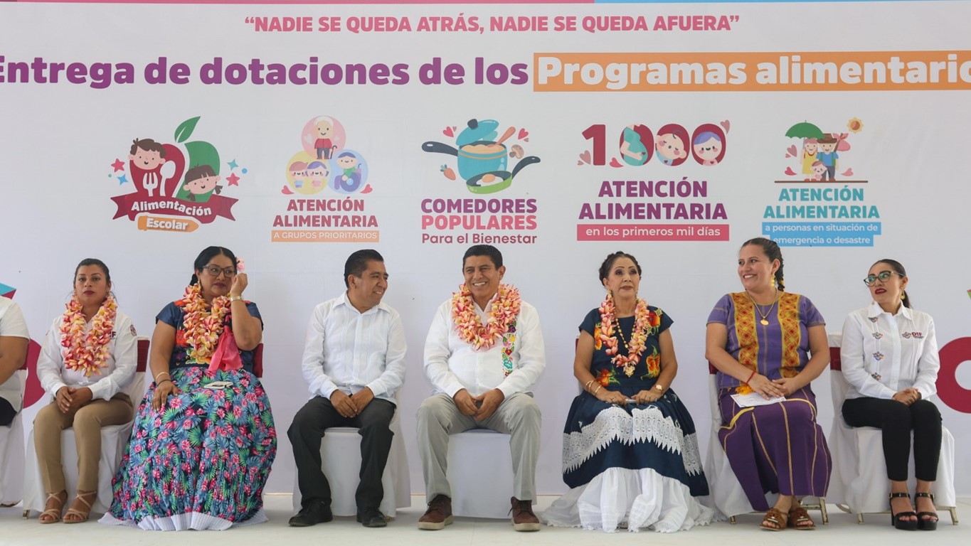 Garantiza Gobierno de Oaxaca derecho humano a la alimentación de grupos prioritarios