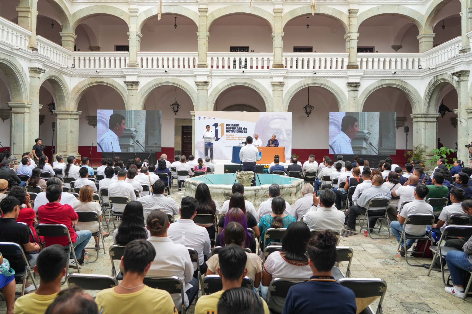 Convoca Salomón Jara a comunidad de la UABJO a fortalecer alianza por la educación superior