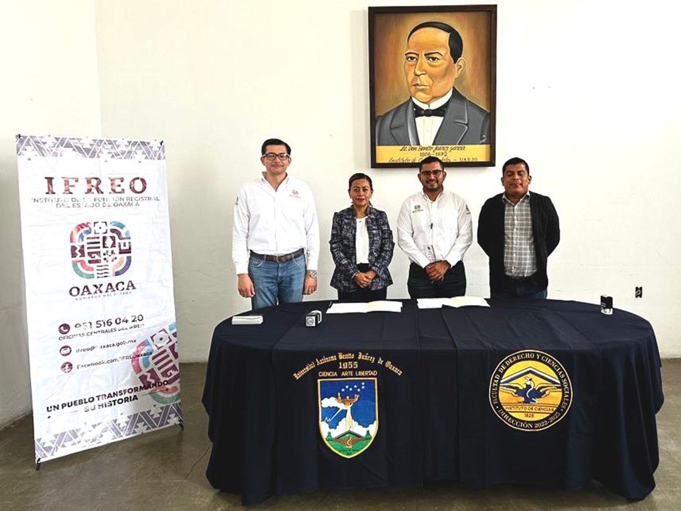 IFREO y Facultad de Derecho de la UABJO fortalecen lazos en materia jurídica