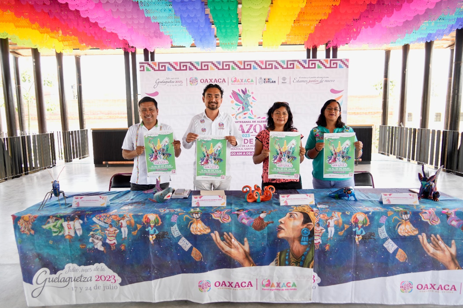 Esperan derrama superior a un millón de pesos por la Expo Feria Artesanal de Alebrijes en San Antonio Arrazola