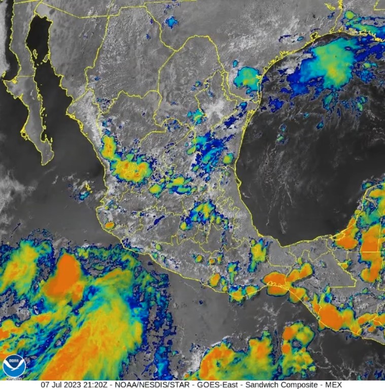 Se esperan lluvias y tormentas en cortos periodos en Oaxaca por onda tropical 11