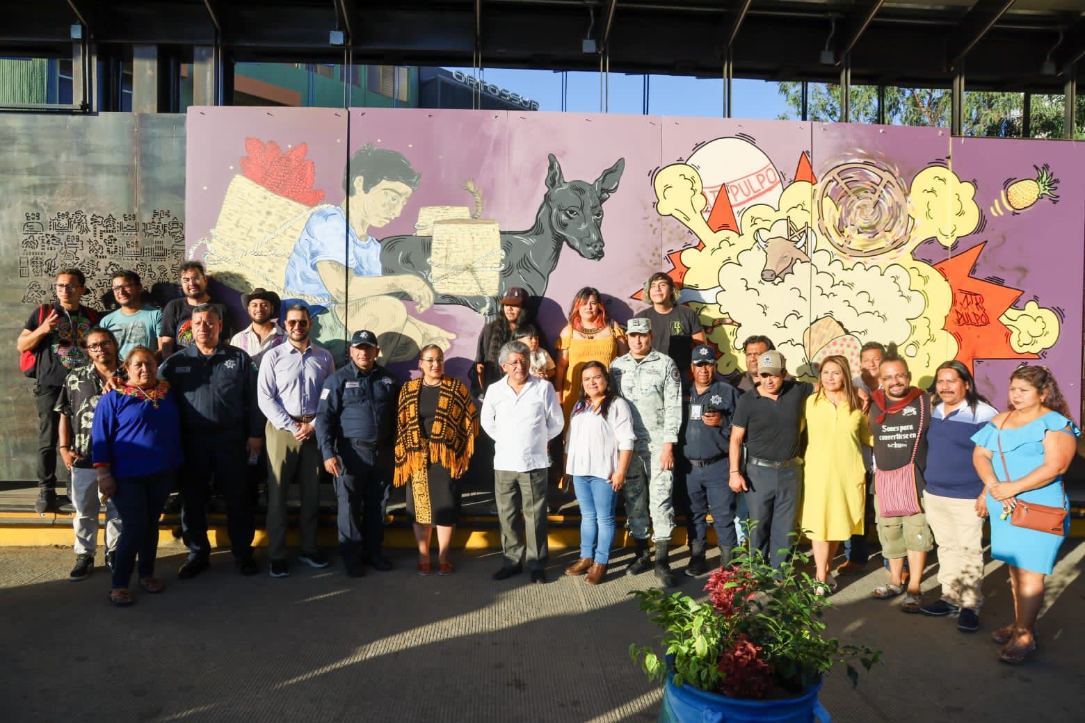 SESESP impulsa la dignificación de la Central de Abasto con trabajo comunitario, arte y cultura