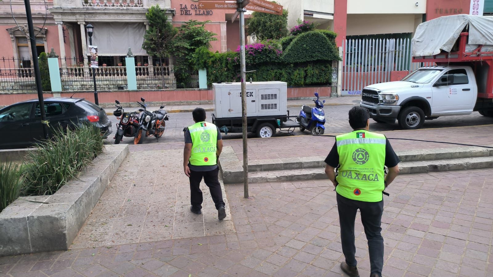 Protección Civil activa operativo en segundo Desfile de Delegaciones de la Guelaguetza