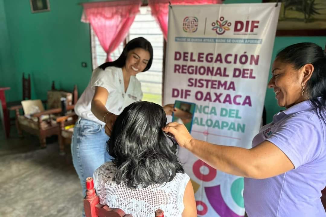 Entrega DIF Oaxaca segunda donación de pelucas oncológicas por parte de NG Oaxaca