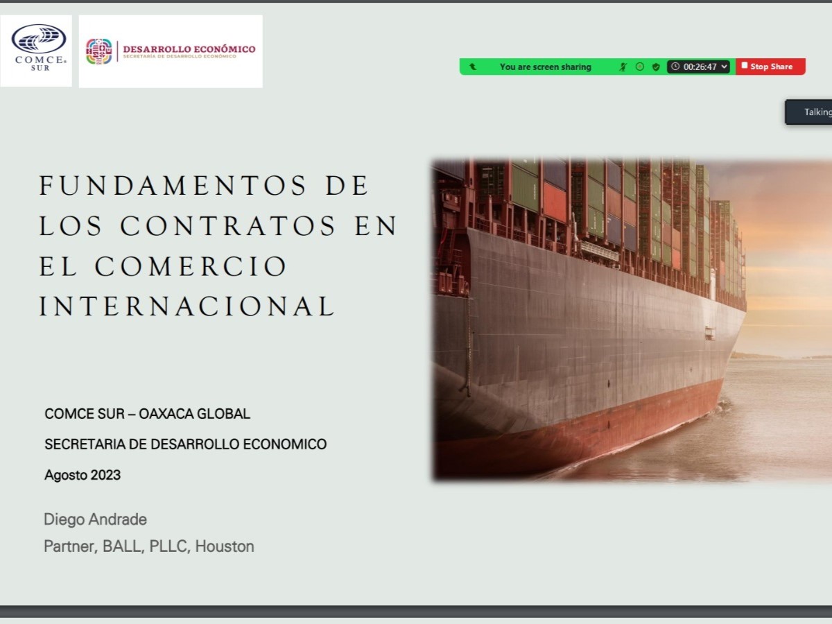Orienta Sedeco a empresariado oaxaqueño en temas de comercio exterior