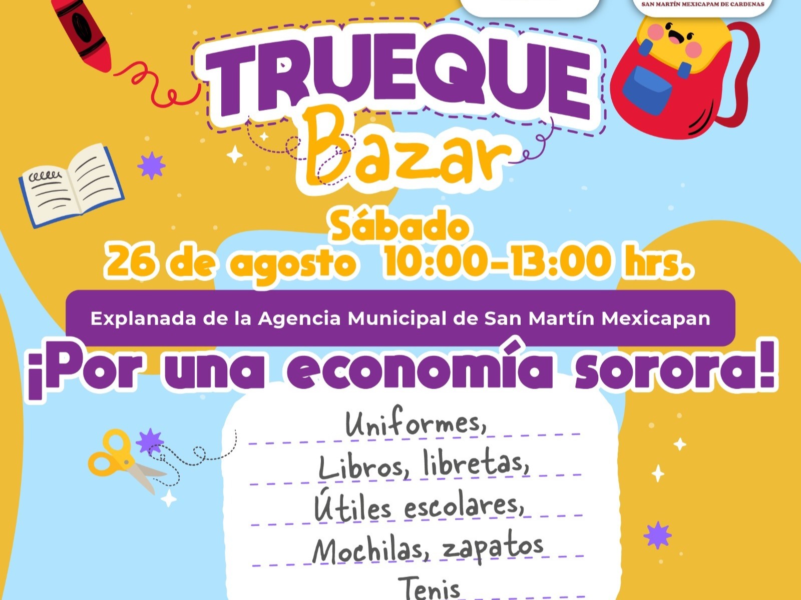 ¡Hagamos Trueque! en apoyo a la economía de madres de familia