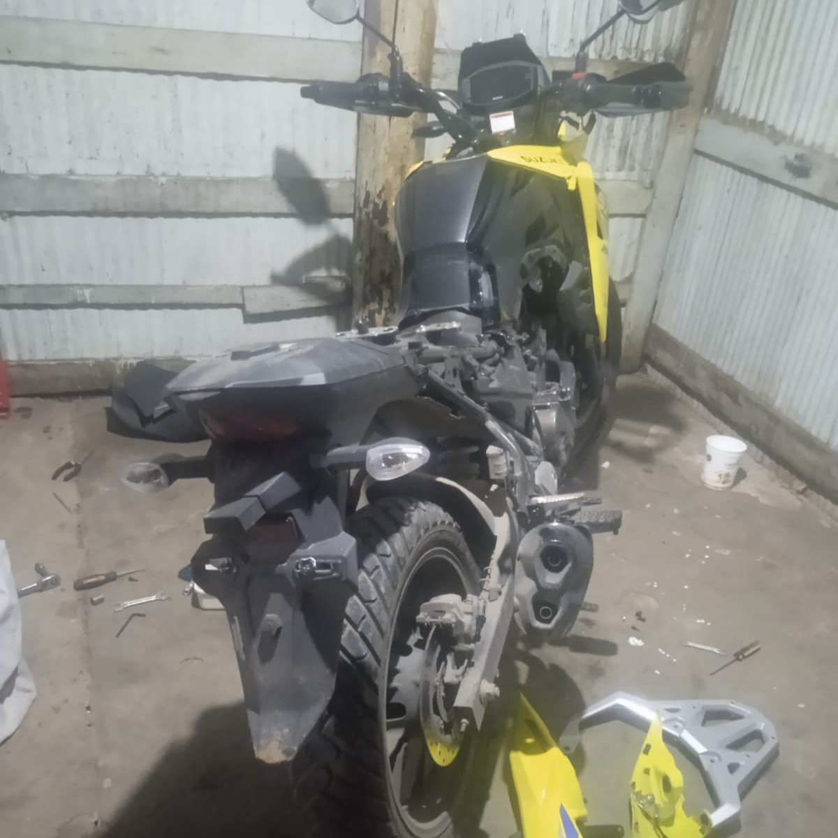 Oportuna intervención de la Policía Vial del Estado logra recuperar motocicleta robada