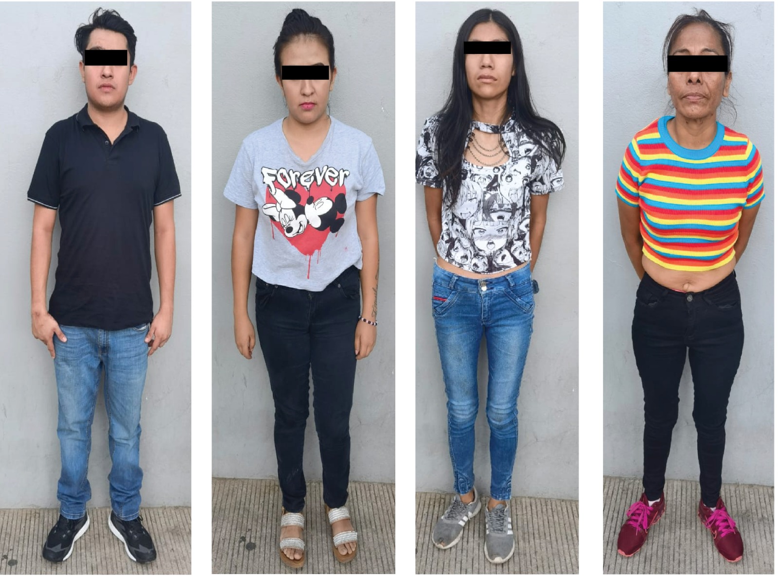 Detenidos cuatro probables responsables de robo a transeúntes en inmediaciones de la Central de Abasto: SSPC
